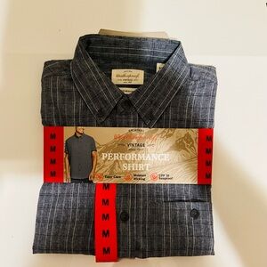 Weatherproof Blue Casual Button Down Shirt